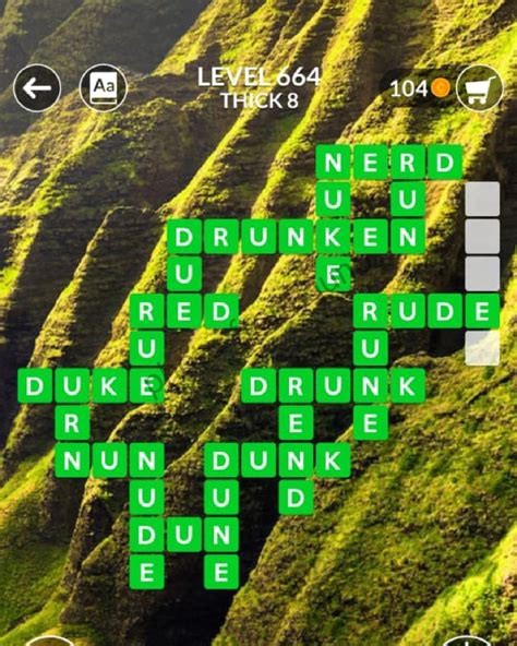 Wordscapes Level 664 Answers [ + Bonus Words ] .